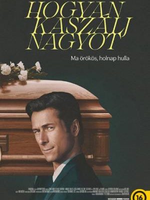 A Birmingham bandája: A halhatatlan férfi filmplakátja: Cillian Murphy és Barry Keoghan látható rajta jellegzetes 1930-as évekbeli öltözetben és sapkában, a háttérben Birmingham romos utcáival és felettük elszálló háborús repülőgépekkel.